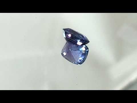 Cornflower Blue to Purple Burmese Color Change Sapphire