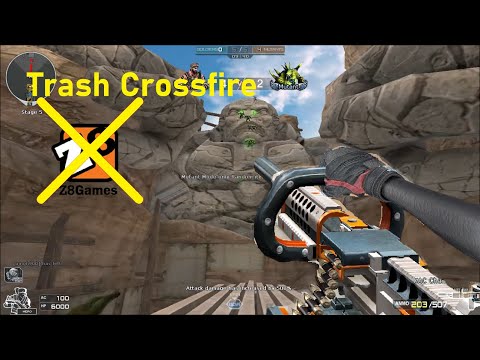 Crossfire NA/UK Trash Game 2.0 : KAC Chainsaw Burnt Metal - Hero Mode X - Zombie V4