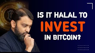 is it halal to invest in bitcoin  what is islamic ruling on crypto currencies| yasir qadhi