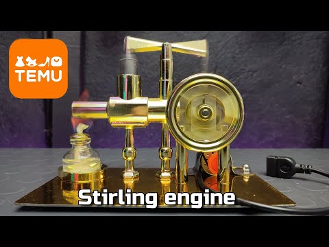 Testing Stirling engine from TEMU