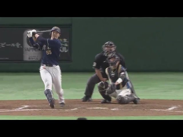 【8回表】バファローズ・T-岡田 リードを拡げる2ランホームラン!! 2017/4/20 F-Bs
