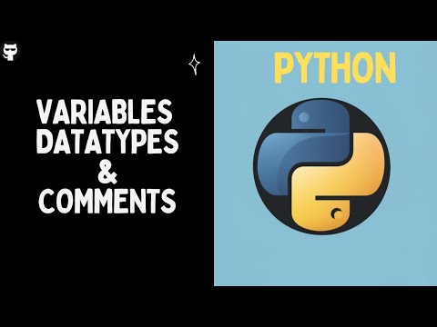 Variables Datatypes And Comments In Python Lecture 3 Python