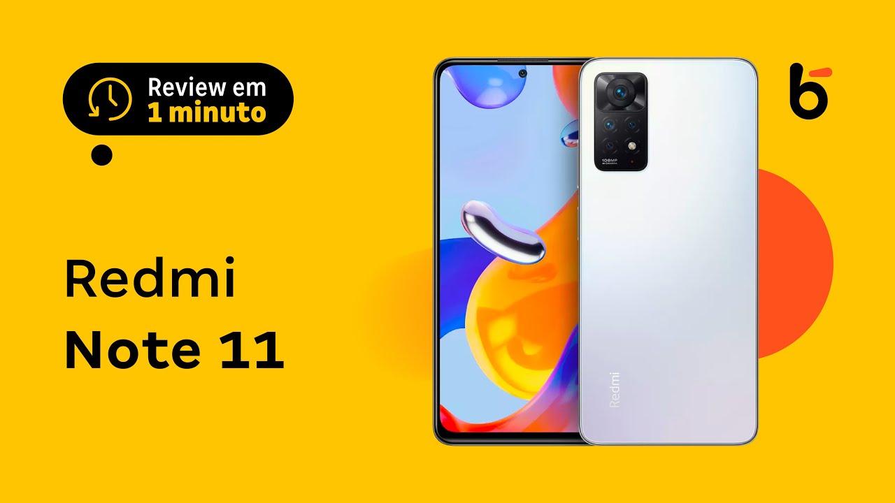 Smartphone Xiaomi Redmi Note 11 6GB RAM 128GB Câmera Quádrupla em