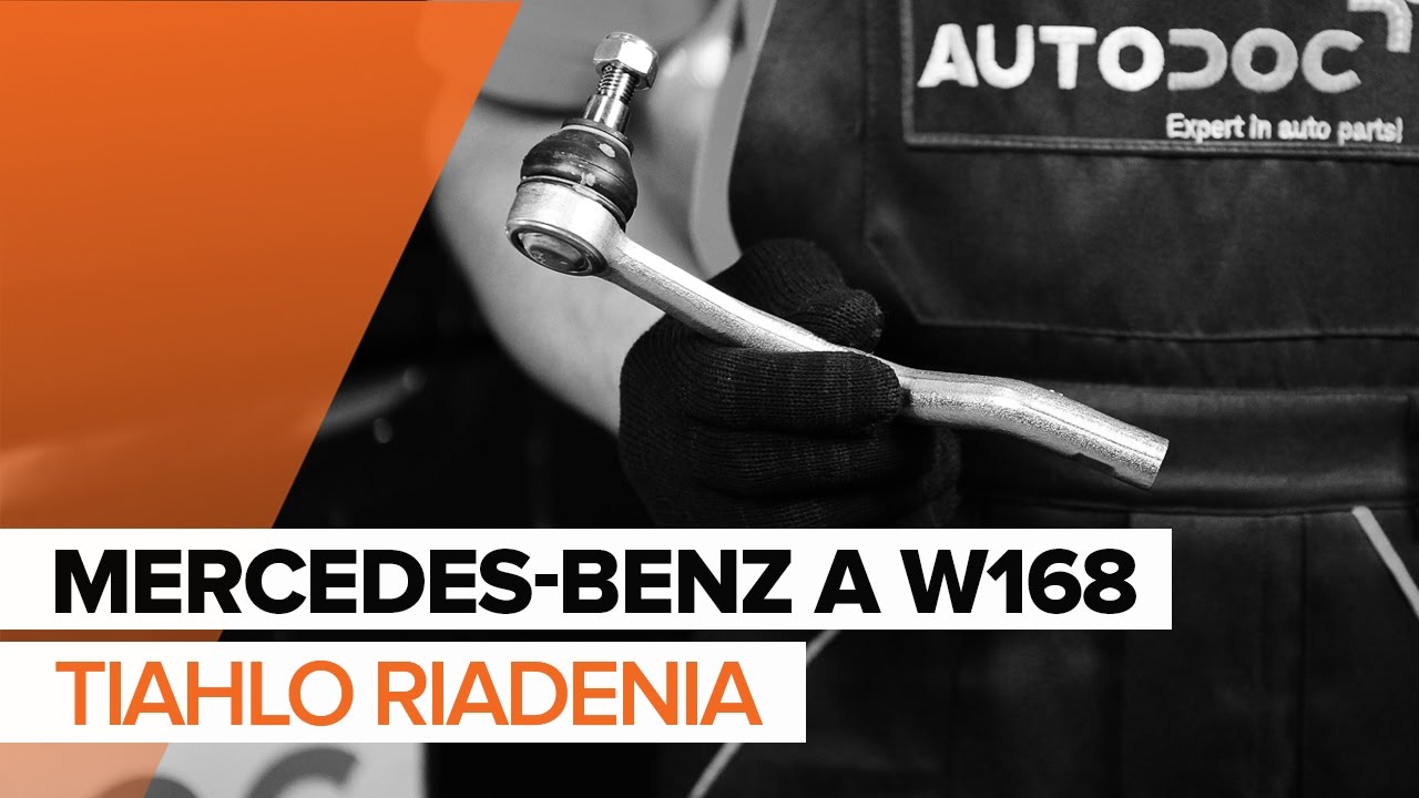 Ako vymeniť guľový čap riadenia na Mercedes W168 – návod na výmenu