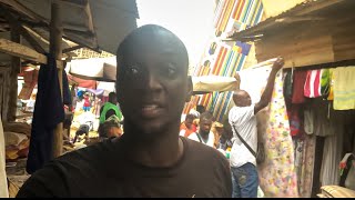 THE BIGGEST THRIFT MARKET IN TOGO & a taste of market street food