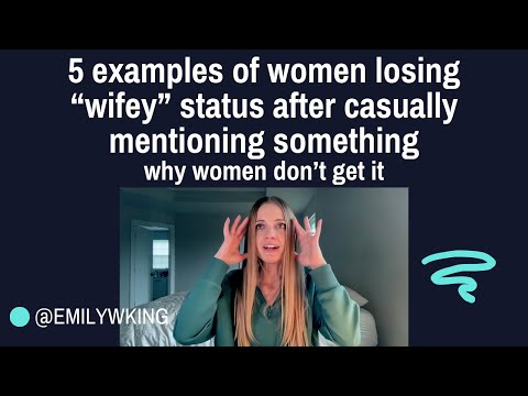 Women lose "wifey" potential when she casually mentions any of these 5 things; women don't get it