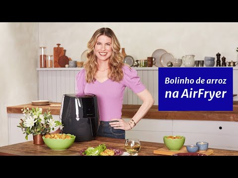 Bolinho de arroz na air fryer - Rita Lobo ensina