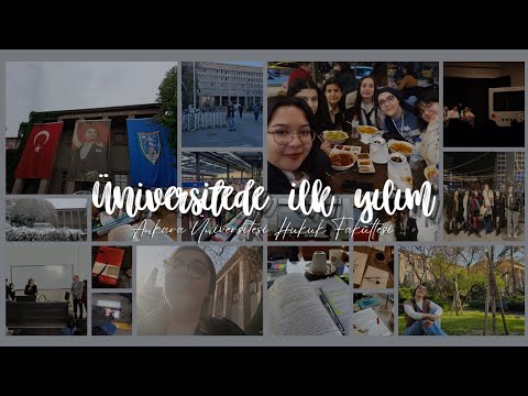 Üniversitede ilk yılım | AÜHF, Ankara, Hukuk Fakültesi...