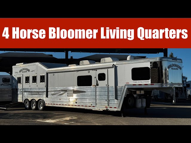 Preview image of Bloomer 4 Horse Gooseneck Living Quarters youtube video