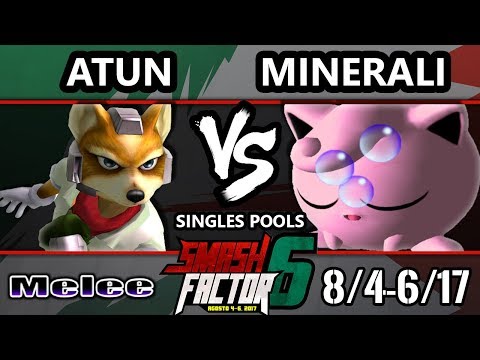 Smash Factor 6 SSBM -  Minerali (Jigglypuff) Vs. Atun (Fox) Smash Melee