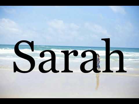 How To Pronounce Sarah🌈🌈🌈🌈🌈🌈Pronunciation Of Sarah