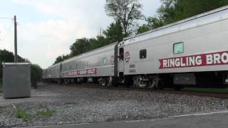 preview picture of video 'RB&B&B Circus Train at Walton, KY.'