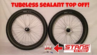 STANS NoTubes Sealant Top Off | Quick and Easy