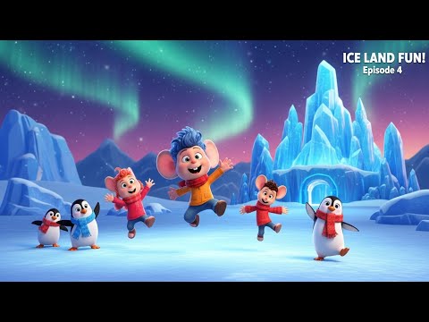 Ice Land Fun Adventure Episode 4 | 3D Cartoon Winter Kids Story