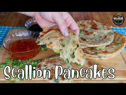 Scallion pancakes Recipe | Chinese Street food recipe | Green onion pancakes | Cong you bing recipe