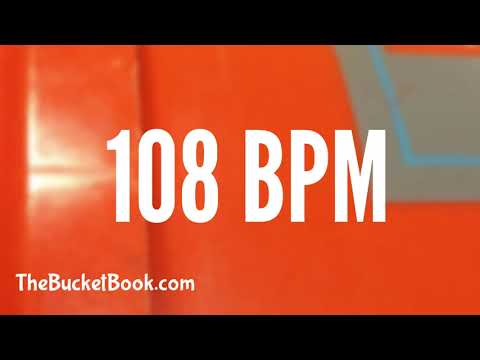 Bucket Drumming Backing Track - 108 BPM