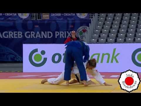 Judo Womens U52 Fabienne Kocher vs. Uta Abe Grand Slam Zagreb 2022 Semi