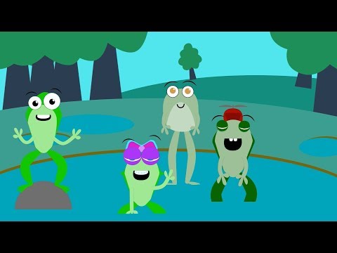 CZTERY MAŁE ŻABKI - Piosenki dla dzieci - SING SING