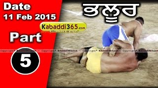 Bhaloor (Moga)  Kabaddi Tournament 11 Feb 2015 Part 1 by Kabaddi365.com