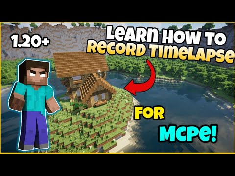 🔥 Ultimate MCPE Timelapse Hack | No Mods Needed! #minecraft