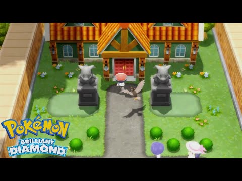 Pokémon Brilliant Diamond - Explorer into Inside of Big Mansion House Route 212