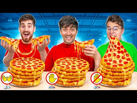 Mancam Fara Maini vs Cu O Mana vs Cu Doua Maini !