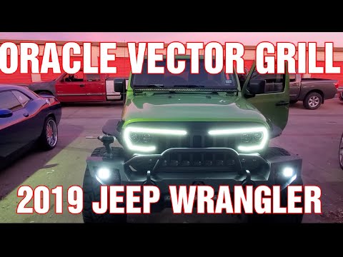 2019 JEEP WRANGLER ORACLE VECTOR GRILL AND INFOTAINMENT INSTALL