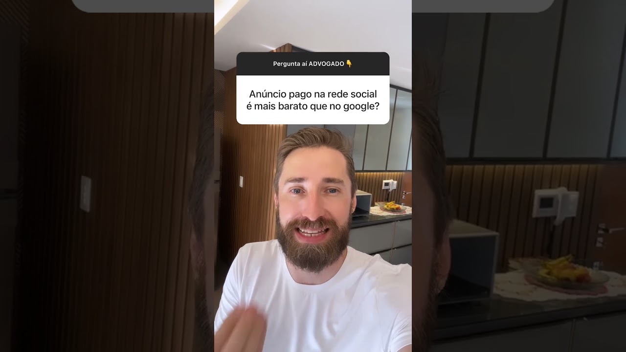 "Anúncio pago na Rede Social é mais Barato que no Google?" 🤔 #marketingjuridico #advocacia