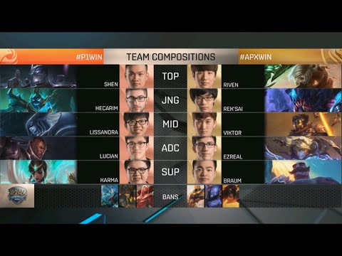 Phoenix1 vs Apex Gaming Game 2 D2W5 NA LCS Summer Split 2016 | APX vs P1 Day 2 Week 5