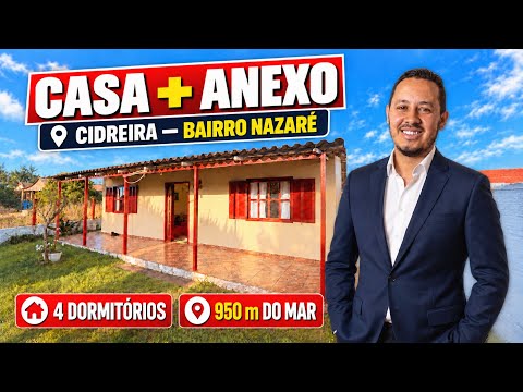 💰R$162.000,00 -🏠 OPORTUNIDADE IMPERDÍVEL NA PRAIA DE CIDREIRA/RS