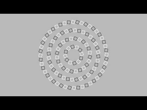 Four Concentric Circles HD (POVray) Optical Illusion