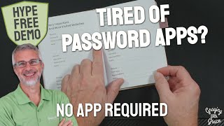 Why This Physical Password Keeper Beats Apps for Older Adults