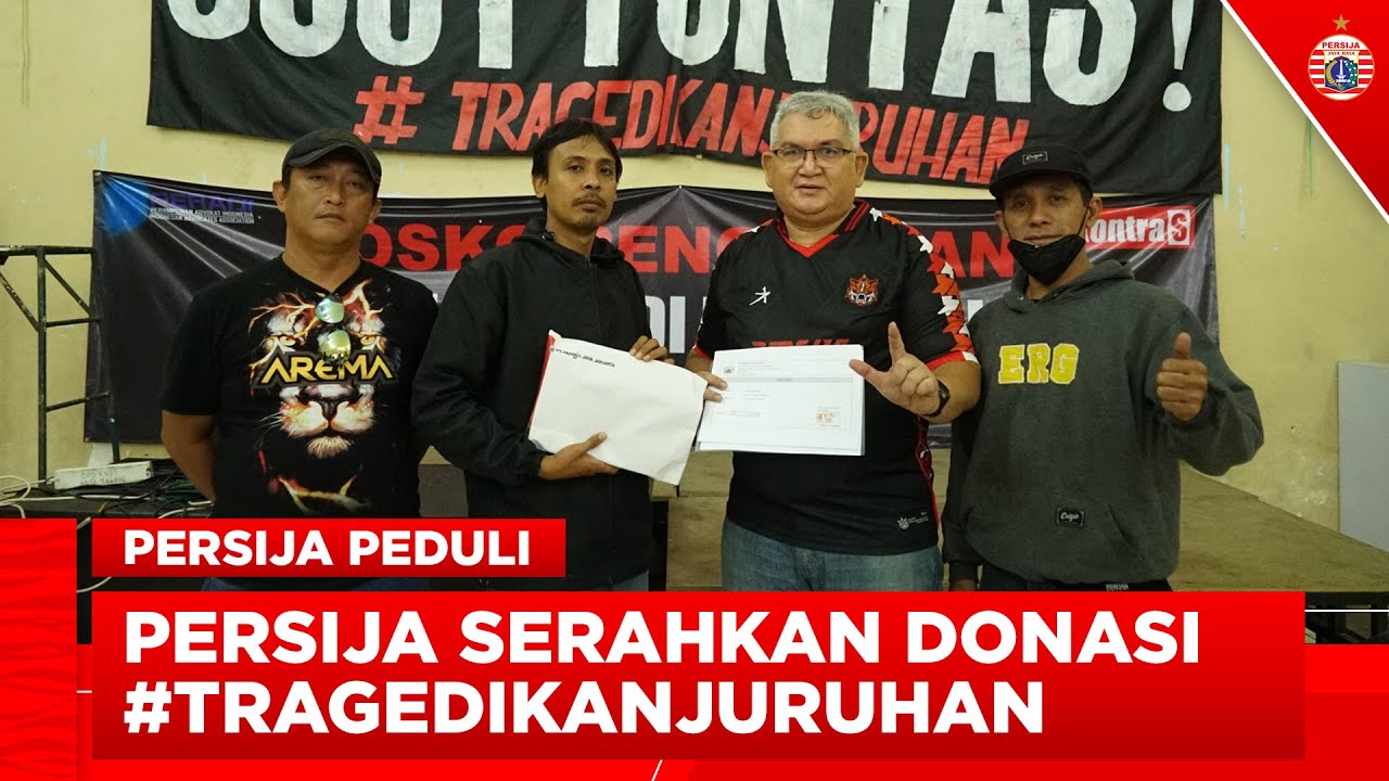 Persija Serahkan Donasi untuk Korban #TragediKanjuruhan | Persija Peduli