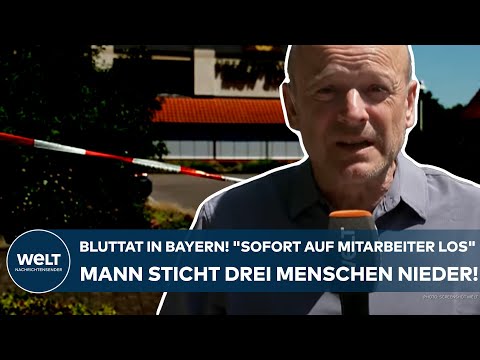 MELLRICHSTADT: "Sofort auf die Mitarbeiter los!" Messerattacke! Mann sticht drei Menschen nieder!