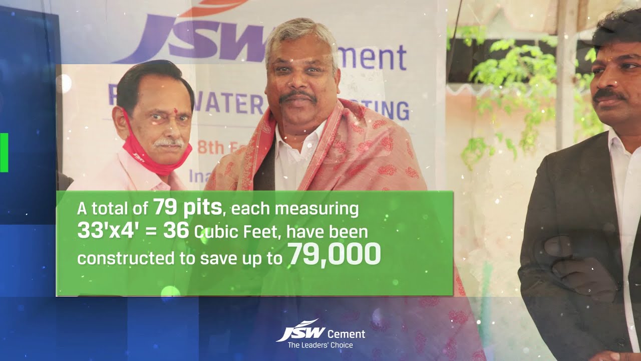 JSW Cement | Rainwater Harvesting