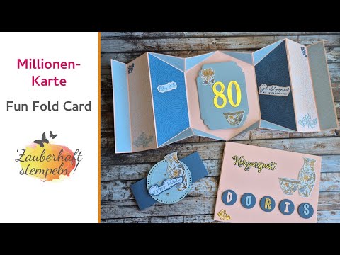 Besondere Kartentechnik | WOW Fun Fold Card | INSPIRIEREND UNPERFEKT | KINTSUGI Stampin' Up!  diy