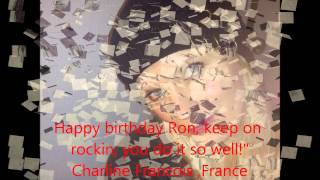 HAPPY BIRTHDAY RON " BUMBLEFOOT" THAL !!!