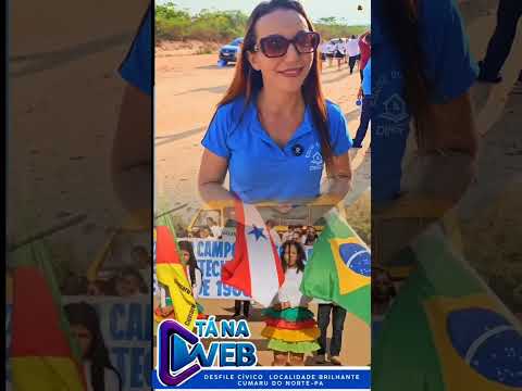 Desfile em alusão ao sete de Setembro na Vila Brilhante Cumaru do Norte