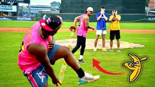 We Challenged Banana Ball Pros to a Trick Play Competition!
