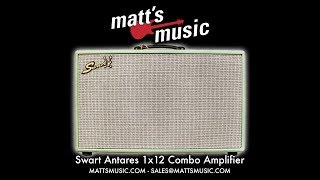Video thumbnail for Matt's Music - Swart Antares 1x12 Combo Amplifier - Kendrick Fielder by Matt's Music Center