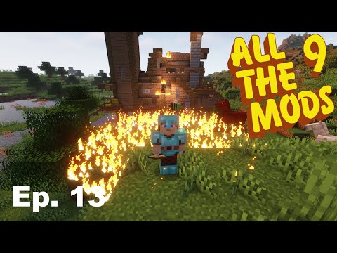 All The Mods 9 Ep. 13 Iron's Spells 'n Spellbooks! You're A Wizard Pilpoh!