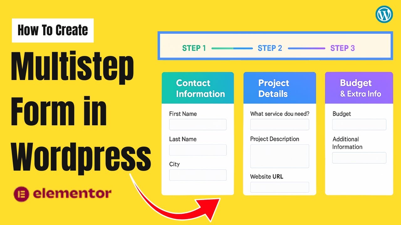How to Create Multi Step Form in Wordpress Elementor