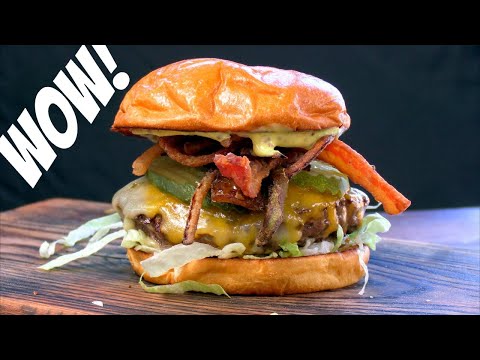 Ultimate Backyard Bacon Cheeseburger