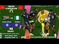 South Africa vs Nigeria ¦ 0-0 ¦ Paris 2024 Olympics Qualifiers ¦ 2ng Leg Highlights