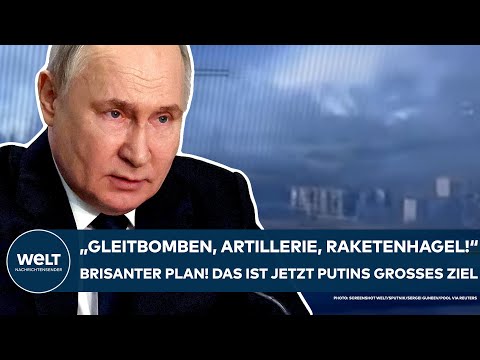 UKRAINE-KRIEG: "Gleitbomben, Artillerie, Raketenhagel!" Putins brisanter Plan mit Tschassiw Jar!