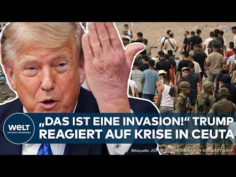 Video Thumbnail: CEUTA: "Das ist eine Invasion!" Dramatische Bilder erreichen Washington! Jetzt reagiert Trump