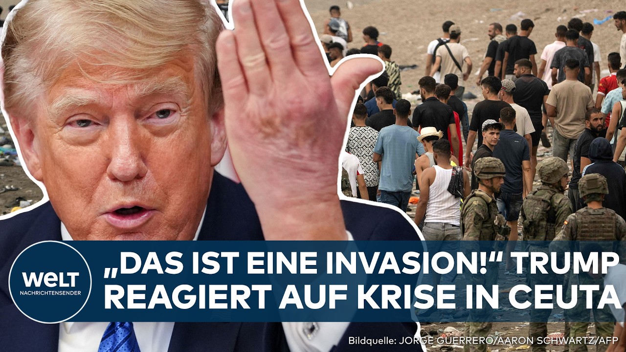 CEUTA: "Das ist eine Invasion!" Dramatische Bilder erreichen Washington! Jetzt reagiert Trump