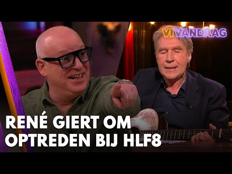 René giert om optreden Frank Boeijen: 'Als je voor de HEMA staat, schoppen ze je weg!' | VI VANDAAG