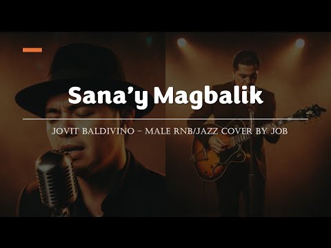 Sana’y Magbalik - Jovit Baldivino - Male RNB/Jazz Cover (Lyric Video)