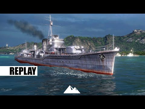KAGERO, unausgebautes Schiff mit Torpreload! - World of Warships | [Replay] [Deutsch] [60fps]
